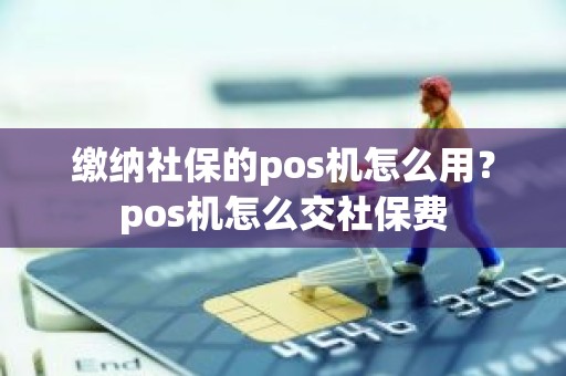 缴纳社保的pos机怎么用？pos机怎么交社保费