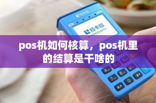 pos机如何核算，pos机里的结算是干啥的