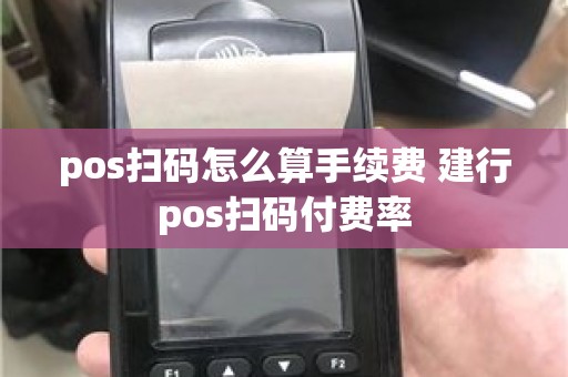 pos扫码怎么算手续费 建行pos扫码付费率