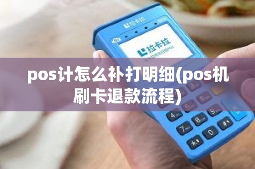 pos计怎么补打明细(pos机刷卡退款流程)