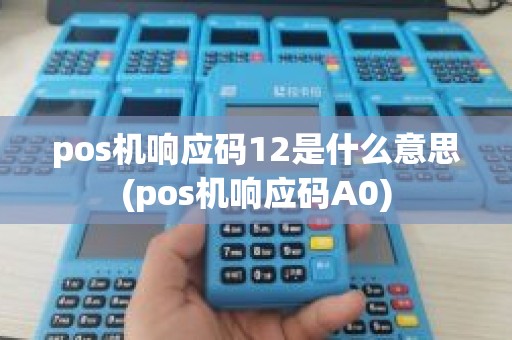 pos机响应码12是什么意思(pos机响应码A0)