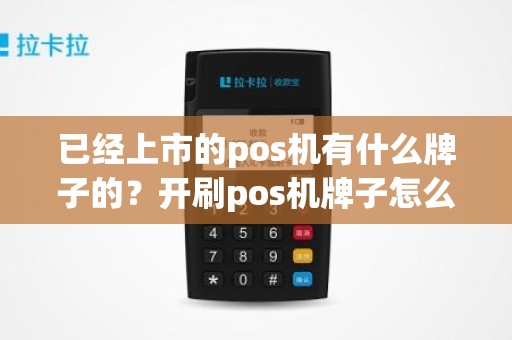 已经上市的pos机有什么牌子的？开刷pos机牌子怎么样
