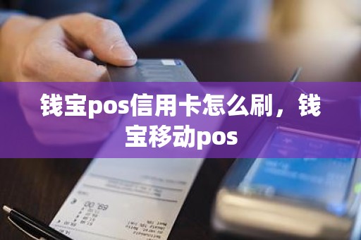 钱宝pos信用卡怎么刷，钱宝移动pos