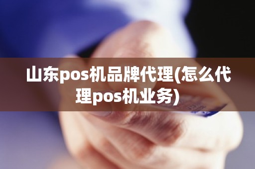 山东pos机品牌代理(怎么代理pos机业务)