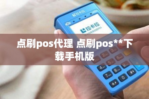 点刷pos代理 点刷pos**下载手机版