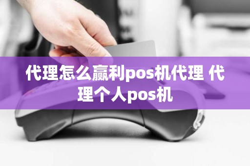 代理怎么赢利pos机代理 代理个人pos机 代理怎么赢利pos机代理 代理个人pos机