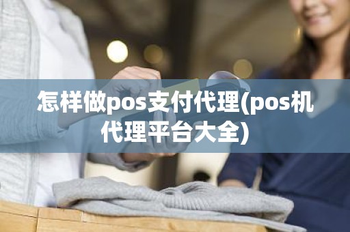 怎样做pos支付代理(pos机代理平台大全)