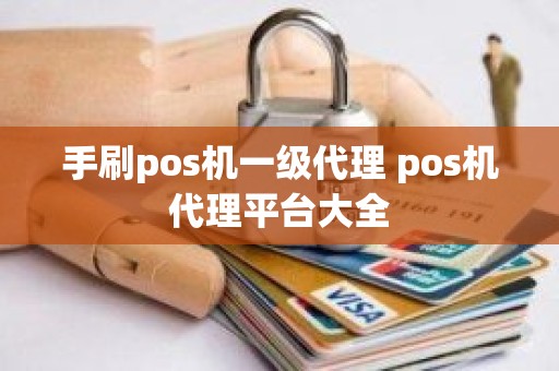 手刷pos机一级代理 pos机代理平台大全