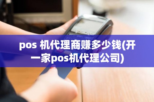 pos 机代理商赚多少钱(开一家pos机代理公司)