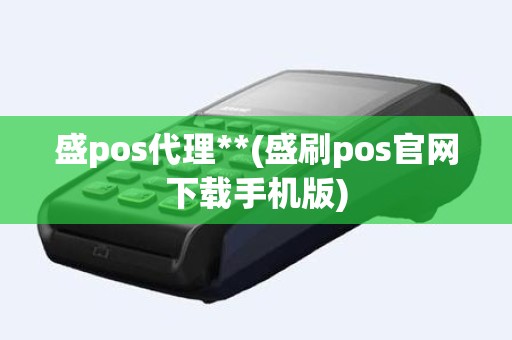 盛pos代理**(盛刷pos官网下载手机版)