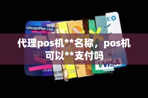 代理pos机**名称，pos机可以**支付吗