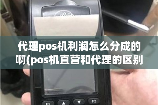 代理pos机利润怎么分成的啊(pos机直营和代理的区别)