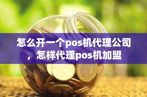 怎么开一个pos机代理公司,怎样代理pos机加盟 怎么开一个pos机代理公司,怎样代理pos机加盟