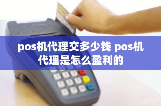 pos机代理交多少钱 pos机代理是怎么盈利的