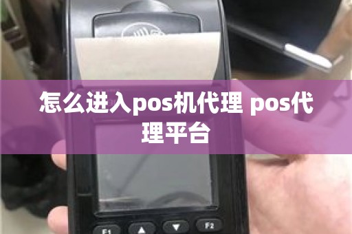 怎么进入pos机代理 pos代理平台
