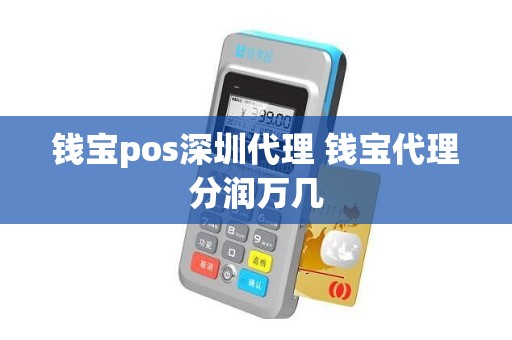 钱宝pos深圳代理 钱宝代理分润万几