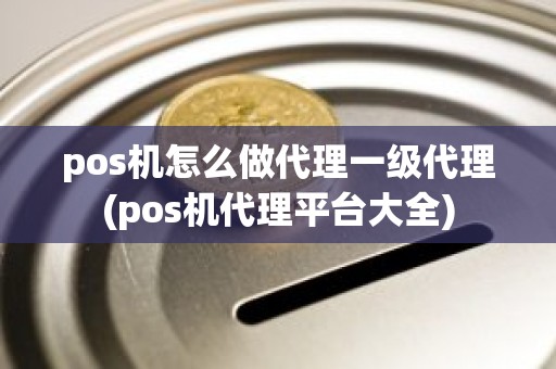 pos机怎么做代理一级代理(pos机代理平台大全)