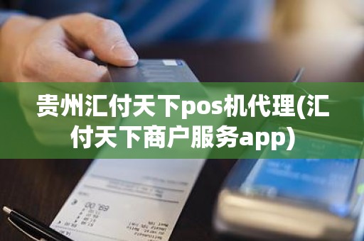 贵州汇付天下pos机代理(汇付天下商户服务app)
