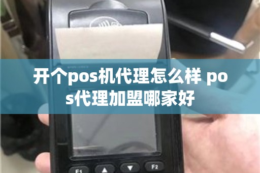 开个pos机代理怎么样 pos代理加盟哪家好