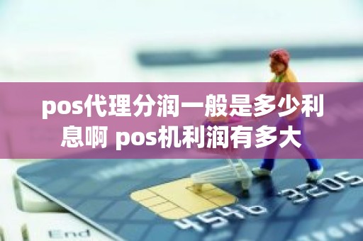 pos代理分润一般是多少利息啊 pos机利润有多大