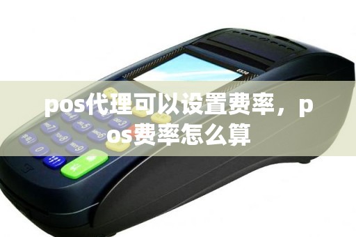 pos代理可以设置费率，pos费率怎么算
