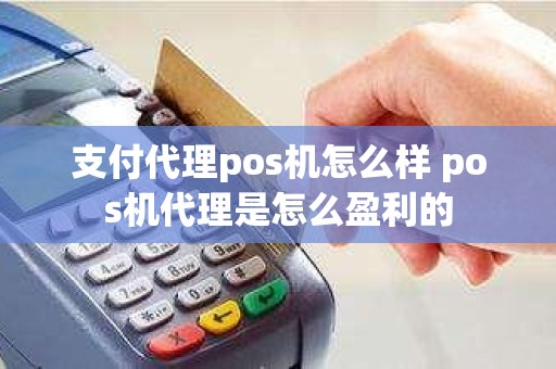 支付代理pos机怎么样 pos机代理是怎么盈利的