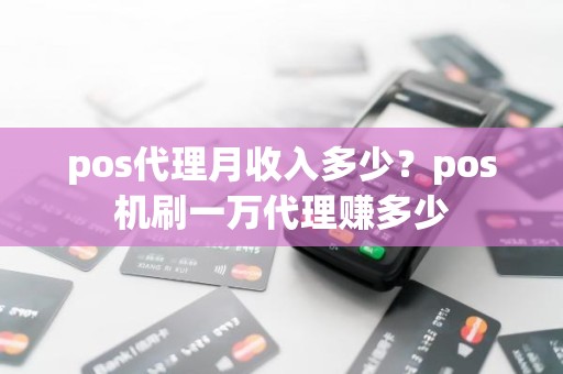 pos代理月收入多少？pos机刷一万代理赚多少