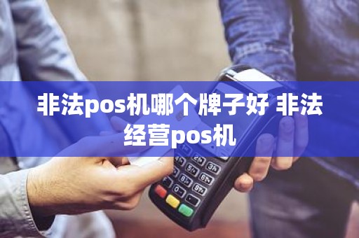 非法pos机哪个牌子好 非法经营pos机