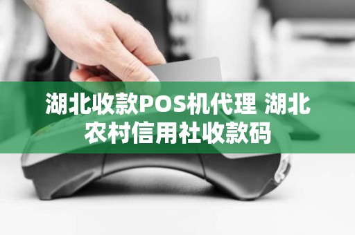 湖北收款POS机代理 湖北农村信用社收款码