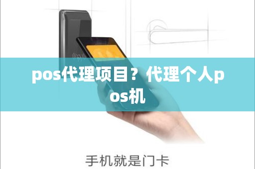 pos代理项目？代理个人pos机