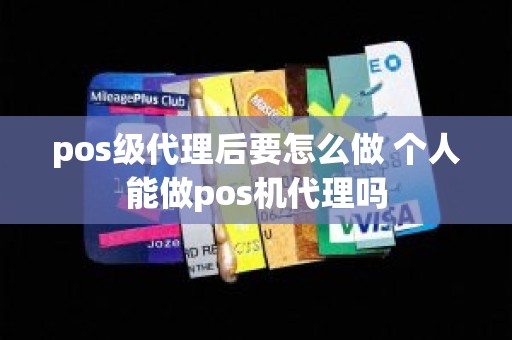 pos级代理后要怎么做 个人能做pos机代理吗