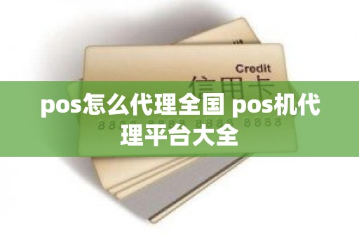 pos怎么代理全国 pos机代理平台大全
