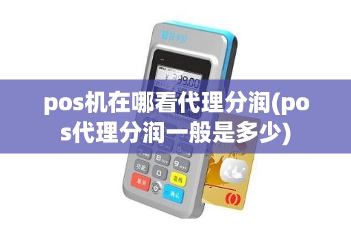 pos机在哪看代理分润(pos代理分润一般是多少)
