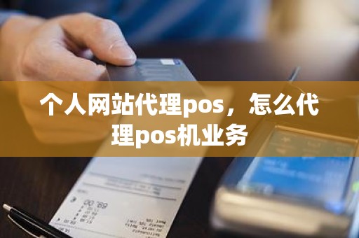 个人网站代理pos，怎么代理pos机业务