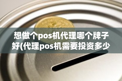 想做个pos机代理哪个牌子好(代理pos机需要投资多少钱) 想做个pos机代理哪个牌子好(代理pos机需要投资多少钱)