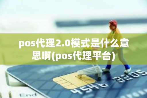 pos代理2.0模式是什么意思啊(pos代理平台)