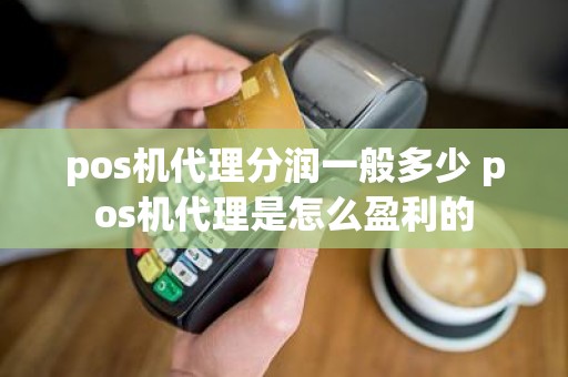 pos机代理分润一般多少 pos机代理是怎么盈利的