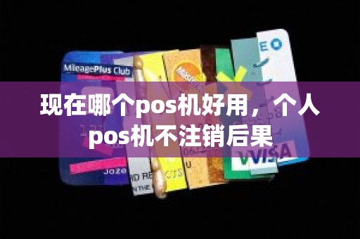 现在哪个pos机好用，个人pos机不注销后果