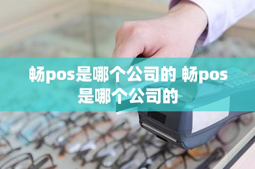 畅pos是哪个公司的 畅pos是哪个公司的