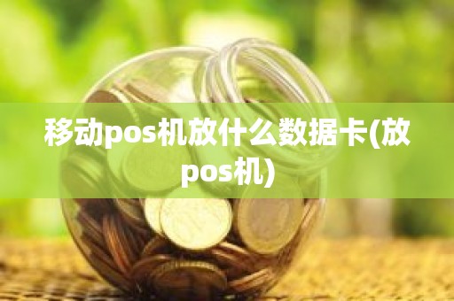 移动pos机放什么数据卡(放pos机)