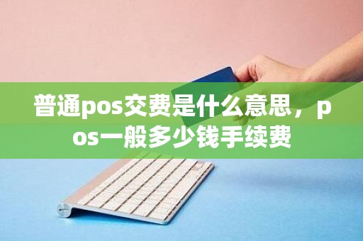 普通pos交费是什么意思，pos一般多少钱手续费