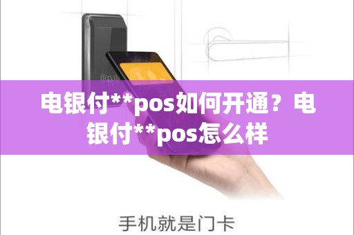 电银付**pos如何开通？电银付**pos怎么样