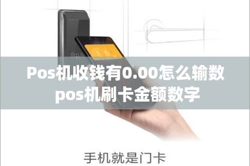 Pos机收钱有0.00怎么输数 pos机刷卡金额数字