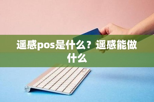 遥感pos是什么？遥感能做什么