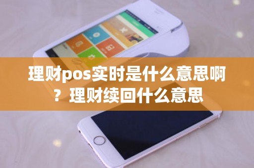 理财pos实时是什么意思啊？理财续回什么意思