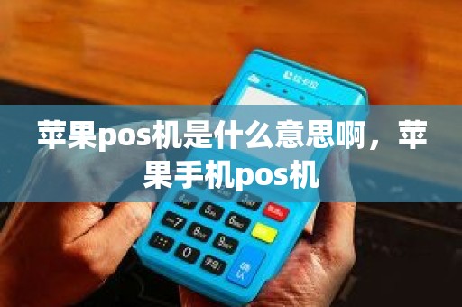 苹果pos机是什么意思啊，苹果手机pos机