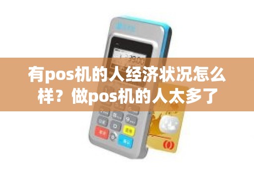 有pos机的人经济状况怎么样?做pos机的人太多了 有pos机的人经济状况怎么样?做pos机的人太多了