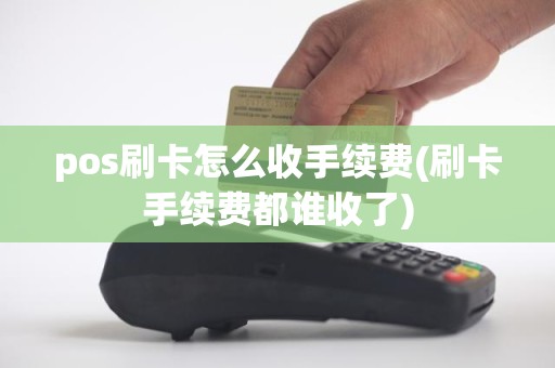 pos刷卡怎么收手续费(刷卡手续费都谁收了)