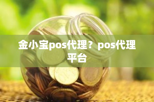 金小宝pos代理？pos代理平台