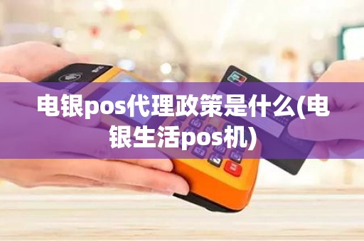 电银pos代理政策是什么(电银生活pos机)